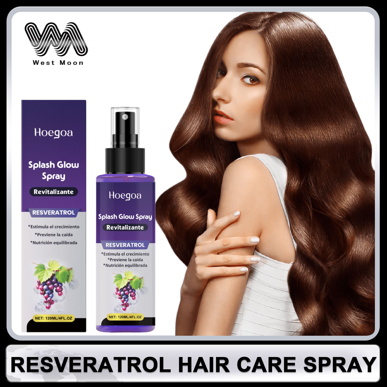Hair Care Serum - 레스베라트롤 헤어 케어 스프레이 안티 대머리
