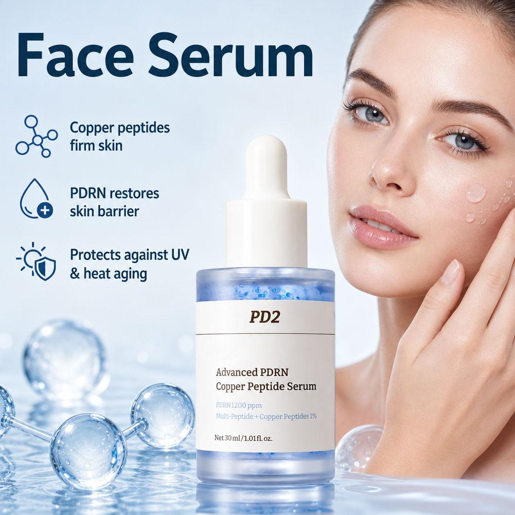 Silk Press Serum - 어드밴스드 PDRN 코퍼 펩타이드 세럼 30ml