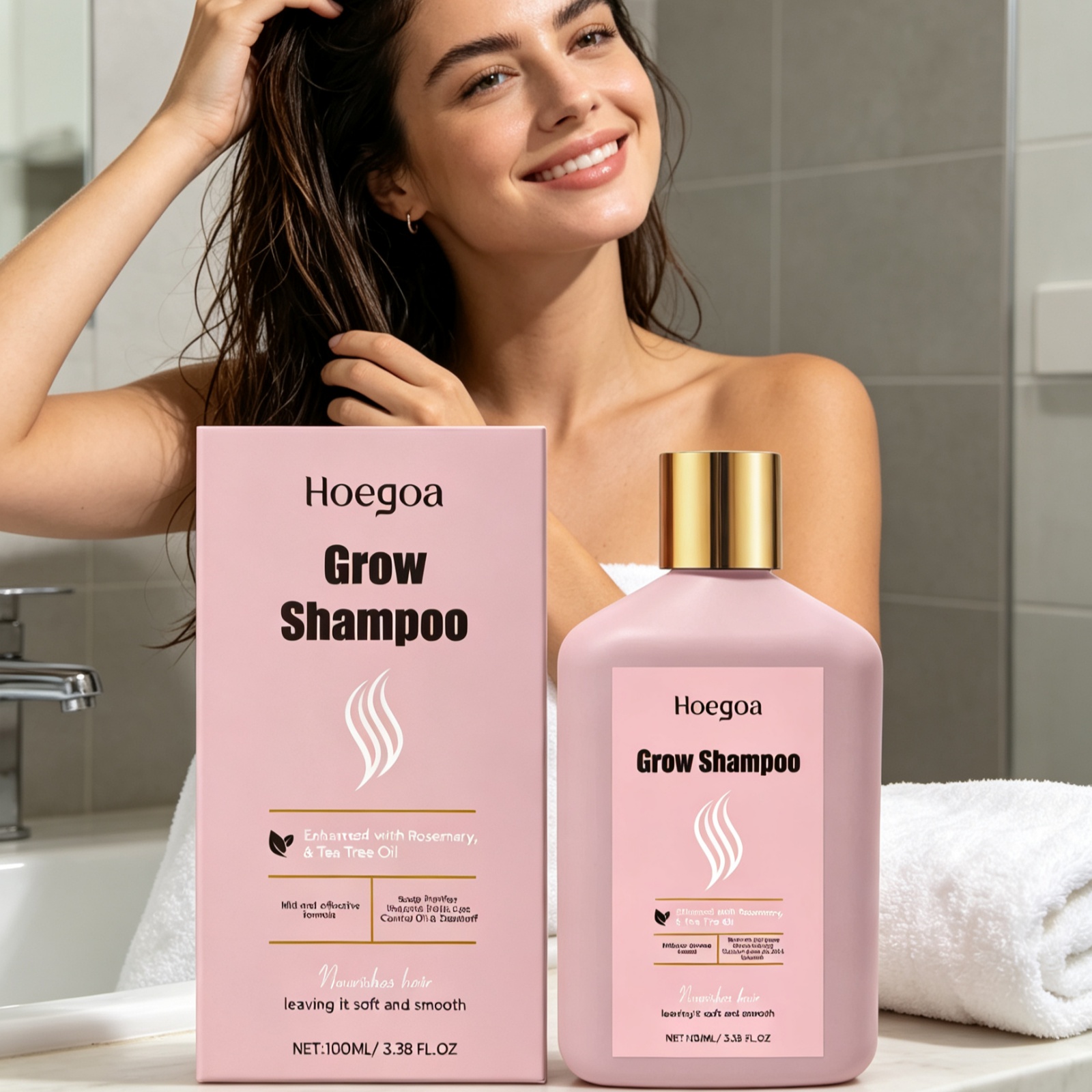 Hair Care Herbal - 호에고아 로즈마리 헤어 샴푸 깊은 영양