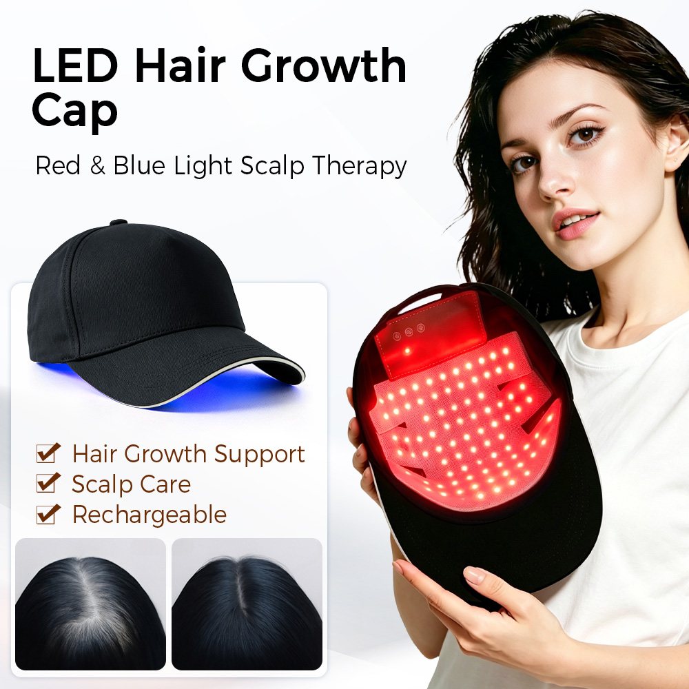 Hair Care Nutrition - LED 헤어 성장 캡 레드 블루