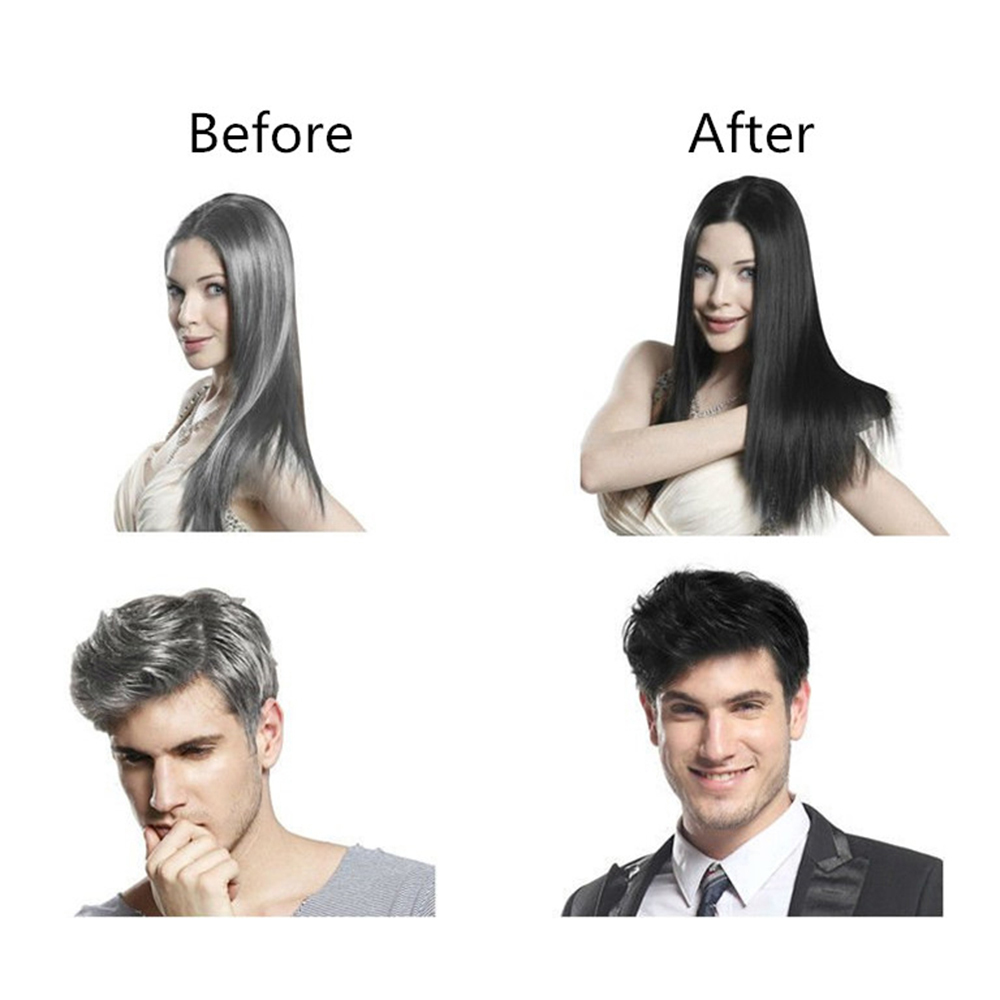 허브 천연 머리 염색 샴푸 250ML 5 분 빠른 검은 - Hair Care Organic 리뷰 및 가격