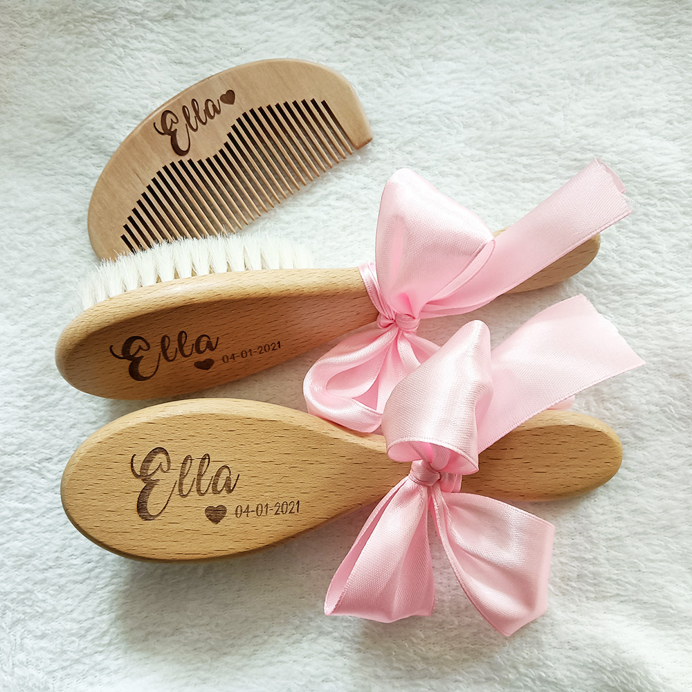 맞춤형 이름 아기 목욕 빗, 베이비 케어 헤어 브러시, - Hair Care Names 리뷰 및 가격