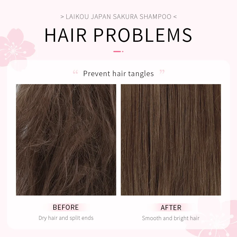 LAIKOU 일본 사쿠라 샴푸 수리 손상된 모발 모이스 - Hair Care Organic 리뷰 및 가격