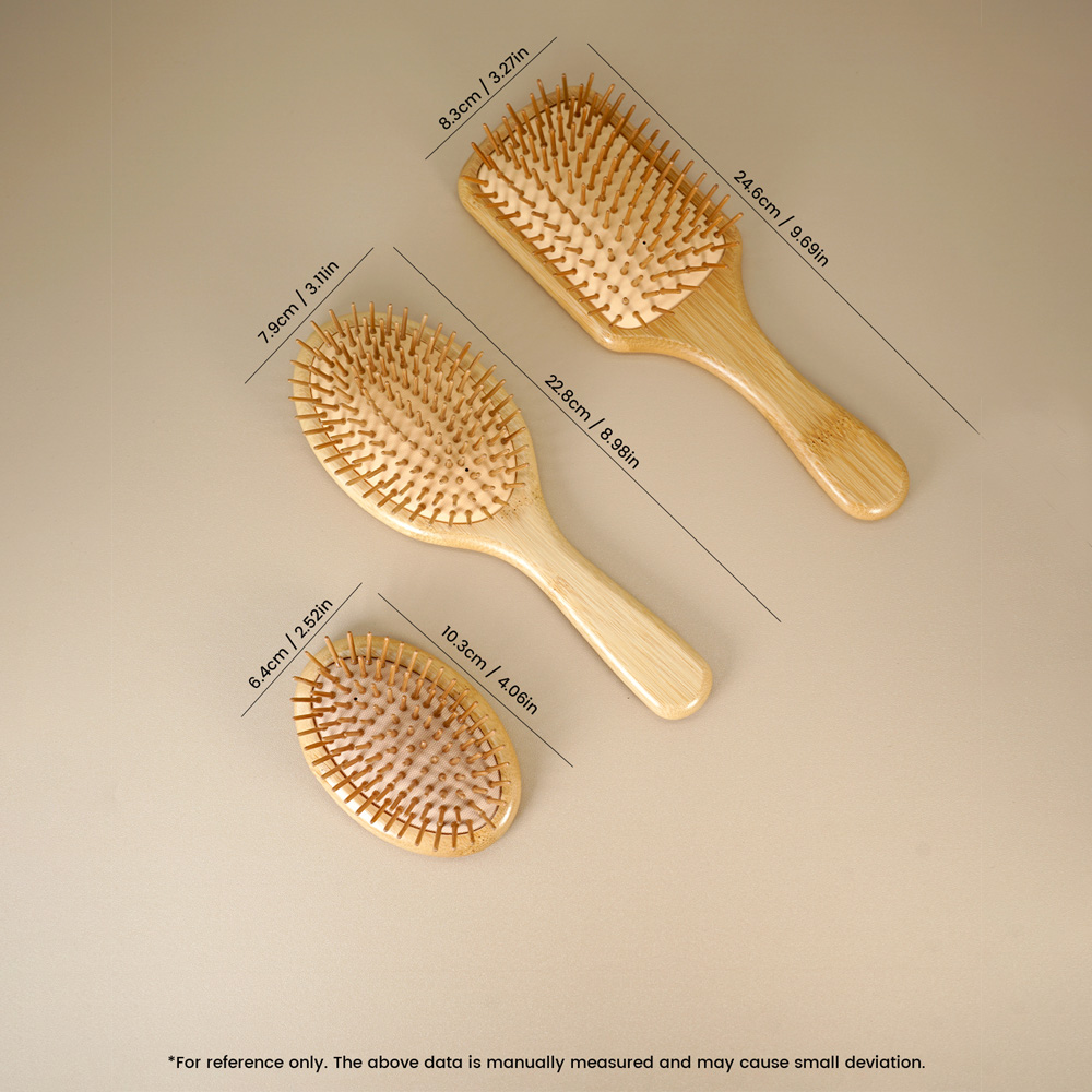 대나무 헤어 브러시 두피 마사지용 엉킴 방지 브러시 모 - Hair Care Daily Routine 리뷰 및 가격