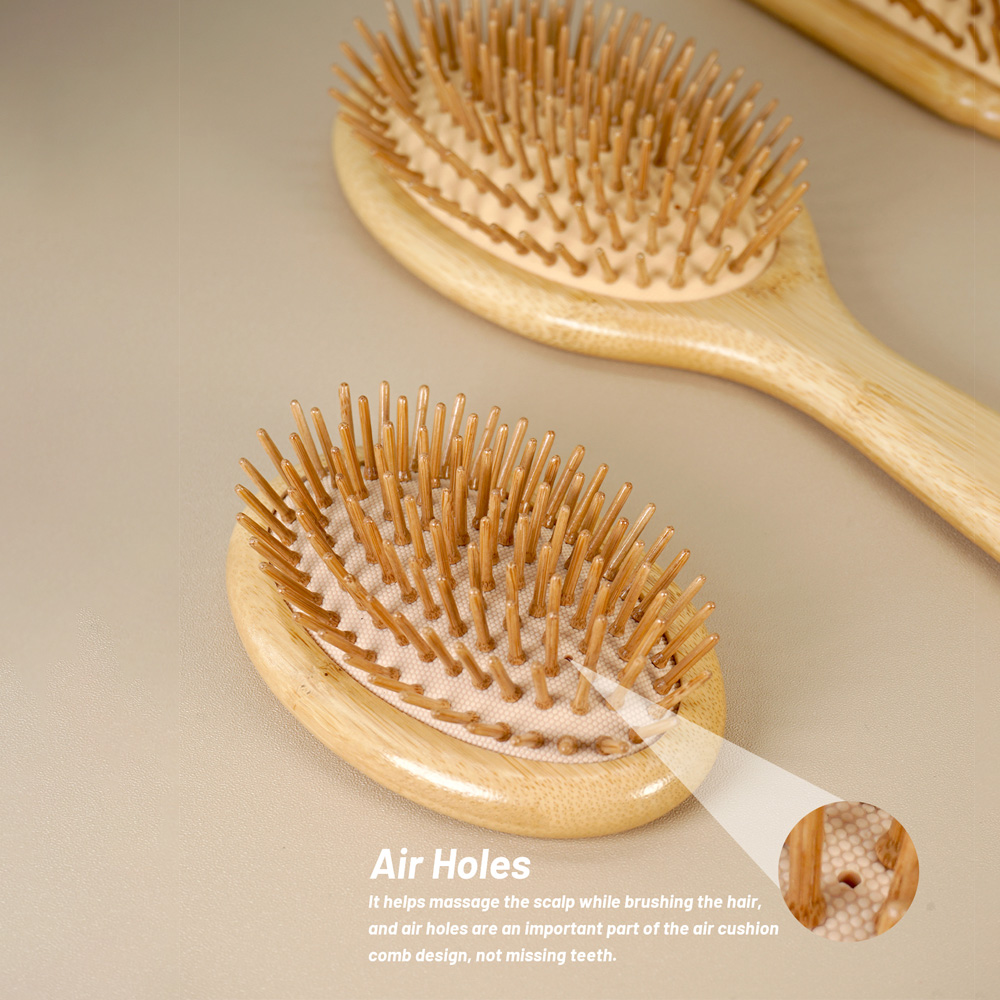 대나무 헤어 브러시 두피 마사지용 엉킴 방지 브러시 모 - Hair Care Daily Routine 리뷰 및 가격
