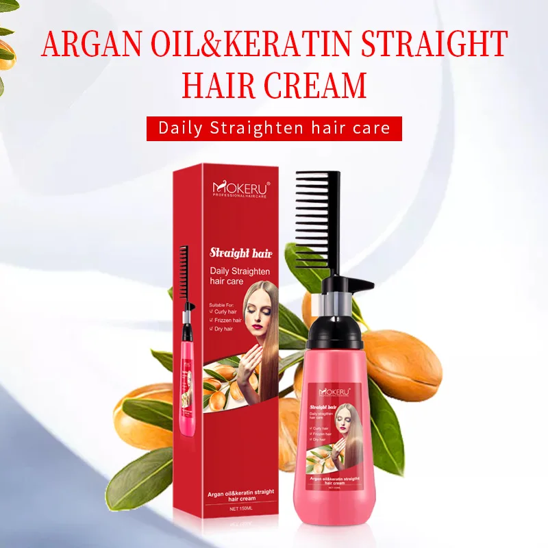 헤어 스트레이트너 크림 허브 케라틴 스트레이트 헤어 크 - Hair Care Herbal 리뷰 및 가격