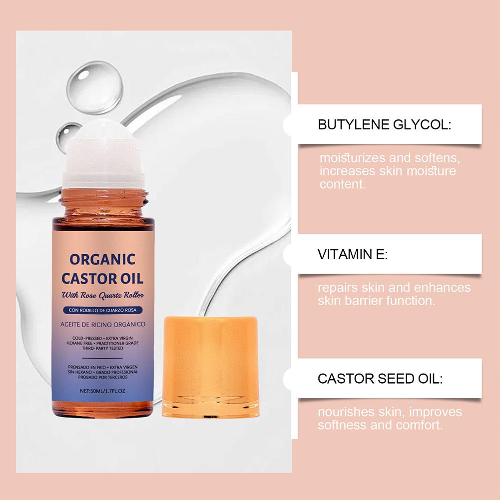 유기농 캐스터 오일 & 로즈쿼츠 롤러 헤어&바디 케어  - Hair Care Organic 리뷰 및 가격