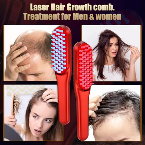 레이저 발모 빗, 남녀 모두에게 적합한 적색광 발모 치 - Hair Care Nutrition 리뷰 및 가격