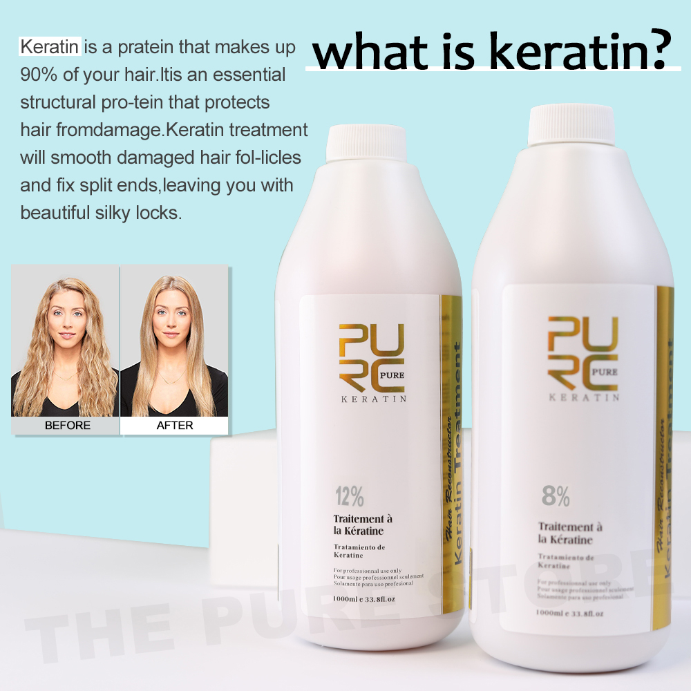 PURC 8% 케라틴 스무딩 트리트먼트 곱슬거림 제거  - Hair Care Nutrition 리뷰 및 가격