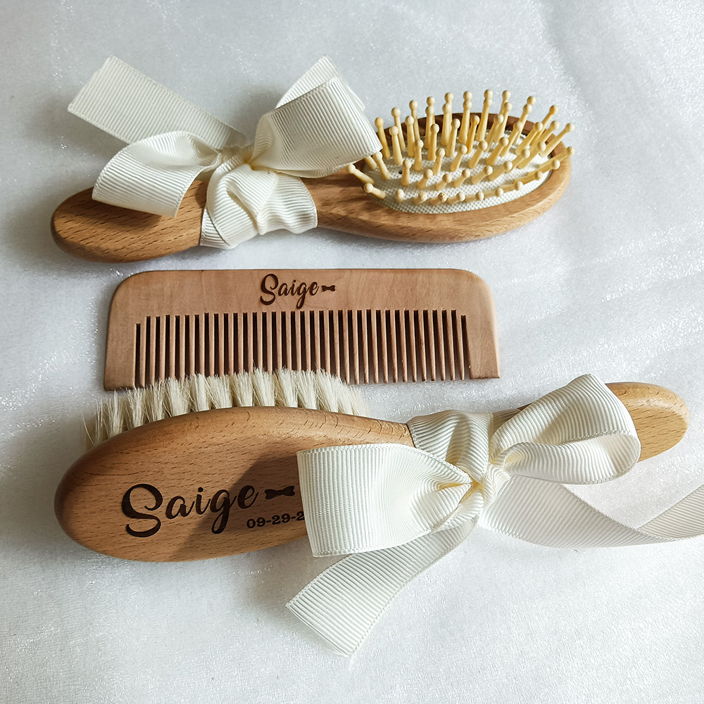 사용자 정의 이름 아기 목욕 빗 베이비 케어 헤어 브러 - Hair Care Names 리뷰 및 가격