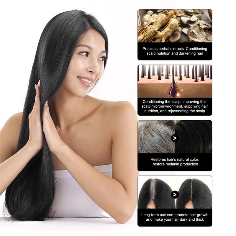 100ML 매직 내추럴 허벌 헤어 염색 샴푸 3 in  - Hair Care Herbal 리뷰 및 가격