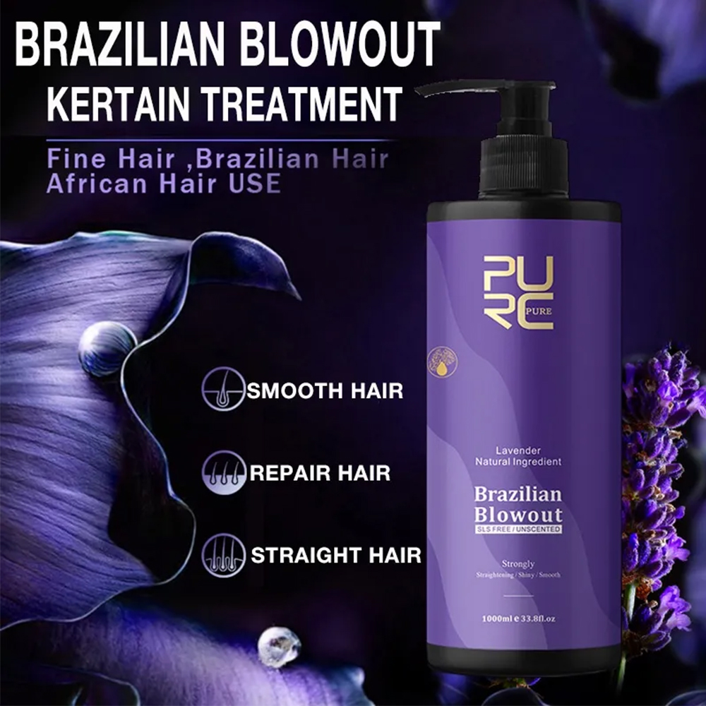 PURC 라벤더 12% 브라질 케라틴 스트레이트 닝 트 - Hair Care Organic 리뷰 및 가격