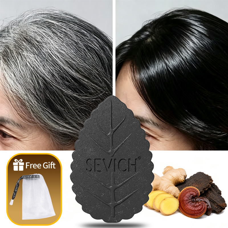 블랙 샴푸 비누 바 그레이 헤어 커버링 샴푸 비누 유기 - Hair Care Organic 리뷰 및 가격