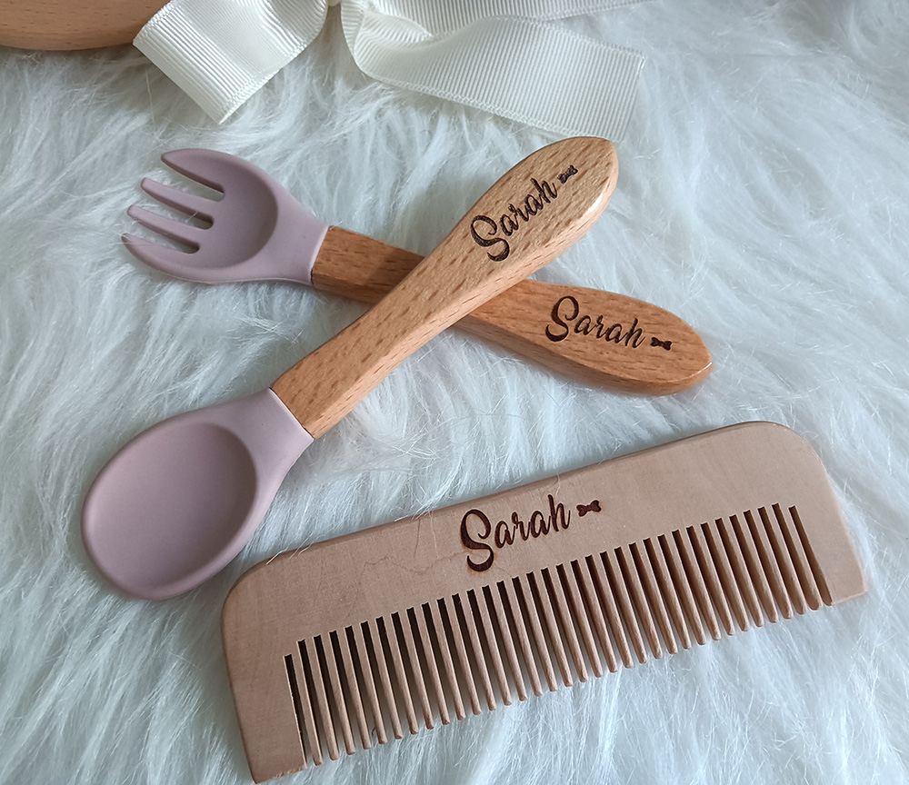 사용자 정의 이름 베이비 케어 헤어 브러시, 실리콘 스 - Hair Care Names 리뷰 및 가격